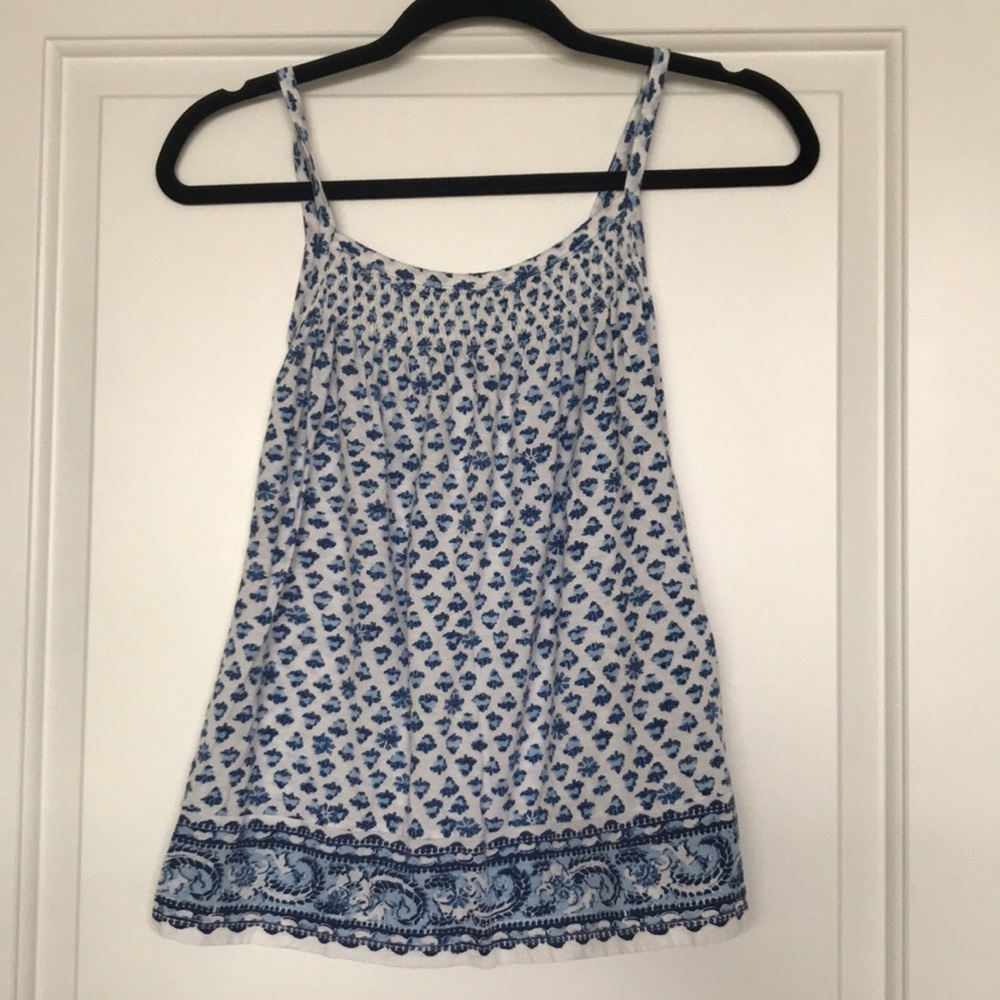 Banana republic handkerchief blouse